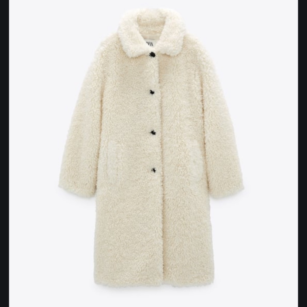 Faux fur Coat- Zara - Picture 1 of 5